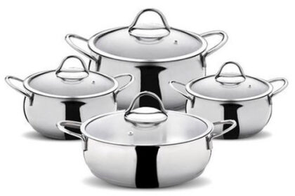 Hermia Concept 8-tlg Kochtopf-Set DYNASTIE Edelstahl