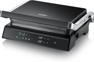 SEVERIN Sevini Comfort Kontaktgrill für Fleisch/Fisch/Gemüse