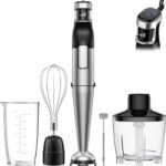 Kraftvoller Stabmixer Set 5-in-1, 1100W Elektrisch