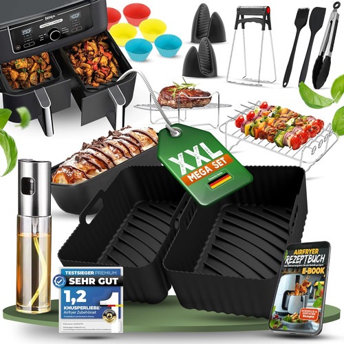 KNUSPERLIEBE® Ninja Heißluftfritteuse Zubehör Set |