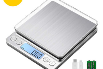 1Kg/0.01G USB Aufladen Feinwaage Digitale Küchenwaage,Hochpräzise