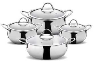 Hermia Concept 8-tlg Kochtopf-Set DYNASTIE Edelstahl