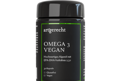 Omega 3 Vegan High EPA | 30 Kapseln | EPA & DHA Verhältnis 2,3:1 aus Algenöl – TOTOX-Wert 5.9, schonende Extraktion