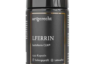 Lactoferrin CLN hochdosiert (400 mg) | 120 Kapseln | 98 % Reinheit | Aus Milch – laktosefrei, hergestellt in Deutschland