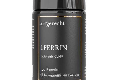 Lactoferrin CLN hochdosiert (400 mg) | 120 Kapseln | 98 % Reinheit | Aus Milch – laktosefrei, hergestellt in Deutschland