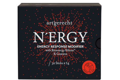 NQ10 Veganer Energy Booster mit Coenzym Q10 | 30 Sticks | Bioenergy Ribose®, B-Vitamine, Guarana & Taurin – ohne Zucker Crash
