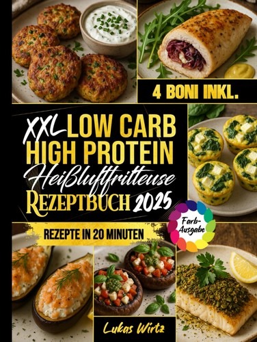 XXL Low Carb High Protein Heißluftfritteuse