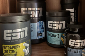 ESN Nahrungsergänzungsmittel Kreatin-Monohydrat, Omega-3, Ashwagandha, vegan