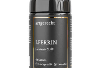 Lactoferrin CLN hochdosiert (400 mg) | 60 Kapseln | 98 % Reinheit | Aus Milch – laktosefrei, hergestellt in Deutschland