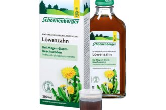 Schoenenberger Heilpflanzensaft "Löwenzahn" bei Magen-Darm-Beschwerden, 200 ml