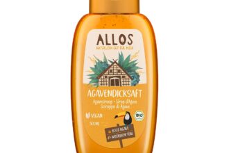 Allos Bio-Agavendickaft in Spenderflasche, 500 ml