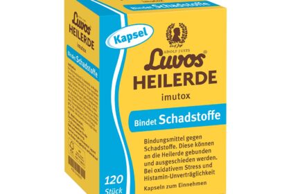 Luvos Heilerde-Kapseln "imutox" bindet Schadstoffe, 120 Stk.