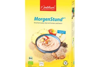 P. Jentschura Bio-Hirse-Buchweizen-Brei "MorgenStund'" basenbindend, 1000 g