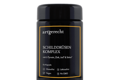 Schilddrüsen Komplex | 60 Kapseln | Mit Zink, Selen, Jod & Vitamin A – 100% natürliche Zutaten, ohne Gentechnik
