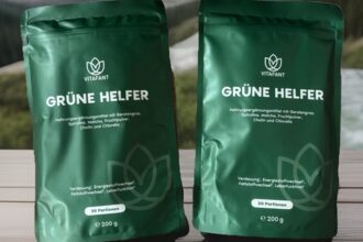 Vitafant Grüne Helfer Pulver Superfood Shake