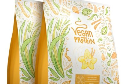 Alpha Foods Vegan Protein Pulver, 1200g,