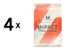 4 x Myprotein Impact Whey Protein