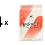 4 x Myprotein Impact Whey Protein