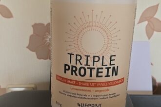 Lifeplus Triple Protein Pulver Vanille ungesüßt