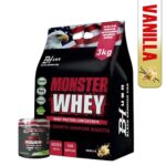 Protein Pulver 3KG Vanille | Monster