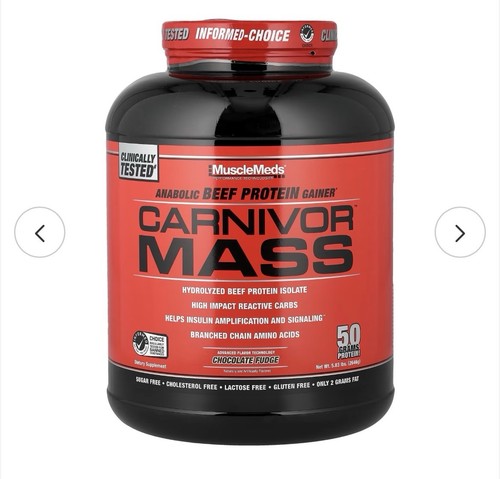 Carnivor Mass, anaboler Beef Protein Gainer,