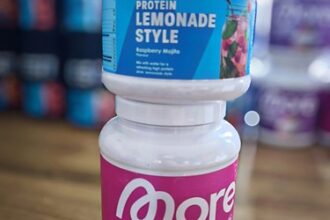 More Nutrition Protein Lemonade Raspberry Mojito