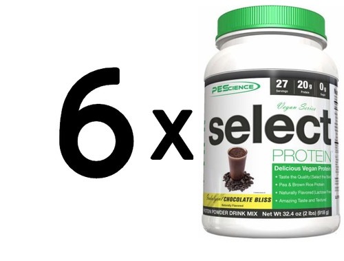 6 x PEScience Select Protein Vegan