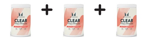 3 x Myprotein Clear Whey Protein