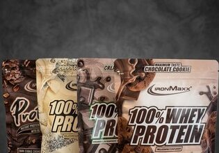 4x IronMaxx 100% Whey Protein Pulver