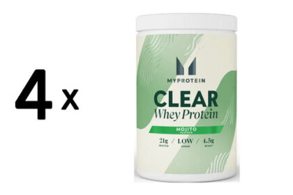 4 x Myprotein Clear Whey Protein