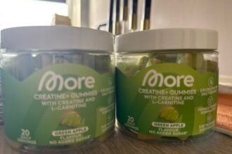 More Creatine+ Gummies 2x60 Green Apple,