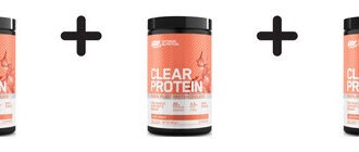 3 x Optimum Nutrition Clear Vegan