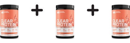 3 x Optimum Nutrition Clear Vegan