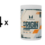 4 x Myprotein Origin Pre-Workout (30