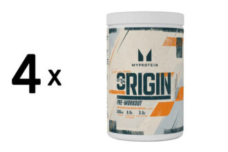 4 x Myprotein Origin Pre-Workout (30