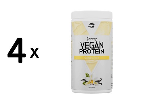 4 x Peak Yummy Vegan Protein