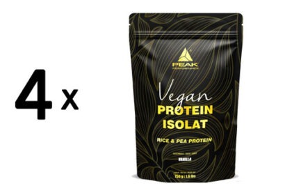 4 x Peak Vegan Protein Isolate