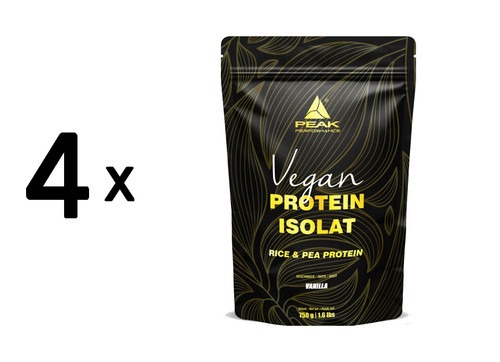 4 x Peak Vegan Protein Isolate